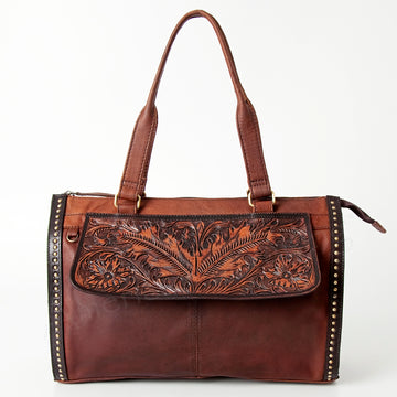 American Darling Tote Hand Tooled Genuine Leather Western Women Bag Handbag Purse | Travel Bags College Casual